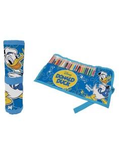 Astuccio Roll ripiegabile con 24 pastelli Cm. 40x20 - Paperino
