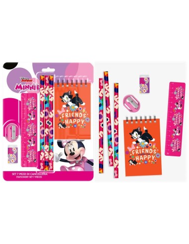 Blister scuola completo 7 pezzi - Minnie