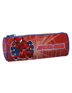 Astuccio tombolino in tessuto Cm. 23x8 - Spiderman