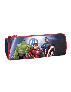 Astuccio tombolino in tessuto Cm. 23x8 - Avengers