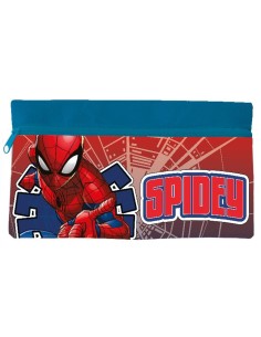 Astuccio bustina piatta con zip Cm. 21x11 - Spiderman