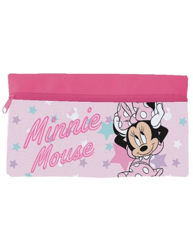 Astuccio bustina piatta con zip Cm. 21x11 - Minnie