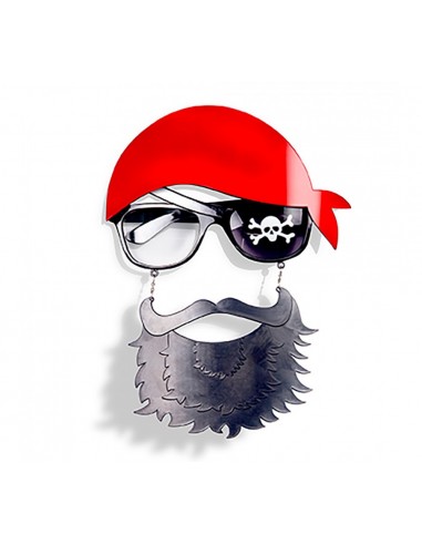 Occhiali party - Pirata con barba