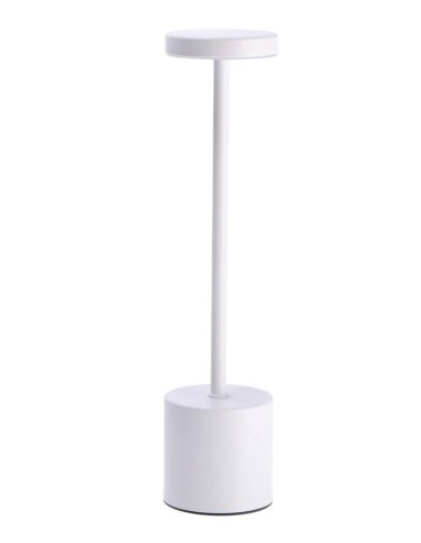 Lampada led touch piatta bianca Cm. 8x35