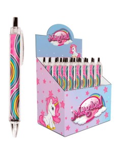 Penna a sfera scatto – Unicorno