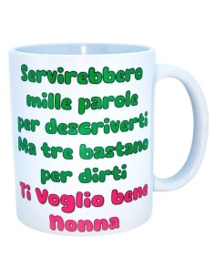 Tazza mug ceramica in scatola - Ti voglio bene Nonna