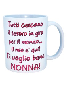 Tazza mug ceramica in scatola - Ti voglio bene nonna!