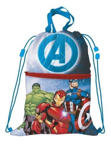 Sacca con laccetti e tasca Cm. 44x33 - Avengers