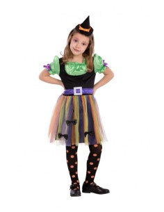 Costume strega multicolor Tg. iii