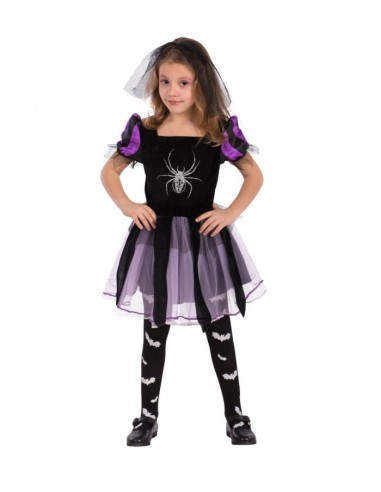 Costume strega con ragno Tg. iii