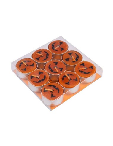 Candele halloween Cm. 4 - Confezione 9 pezzi