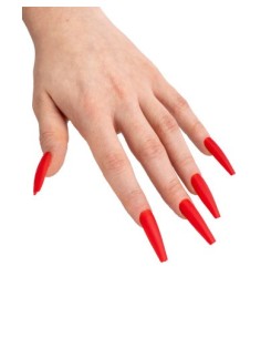 Unghie rosse lunghe