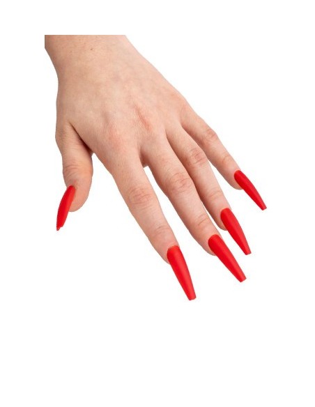 Unghie rosse lunghe