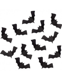 Pipistrelli adesivi in carta Cm. 15 - Blister 12 pezzi