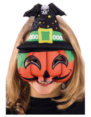 Maschera bimbo zucca in tessuto