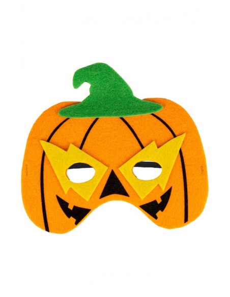 Maschera zucca bimbo in feltro