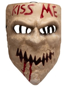 Maschera mostro in plastica "KISS ME" 2