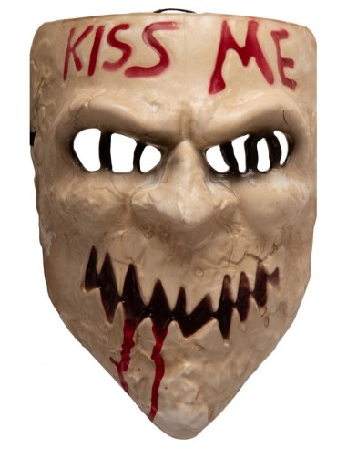 Maschera mostro in plastica "KISS ME"