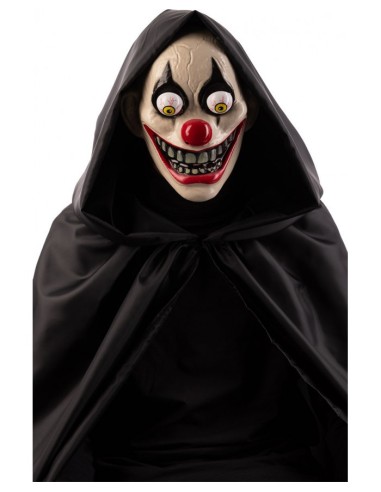 Maschera clown horror in plastica