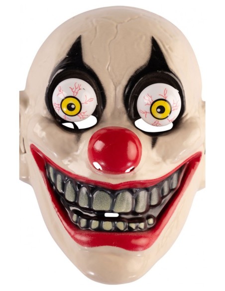 Maschera clown horror in plastica