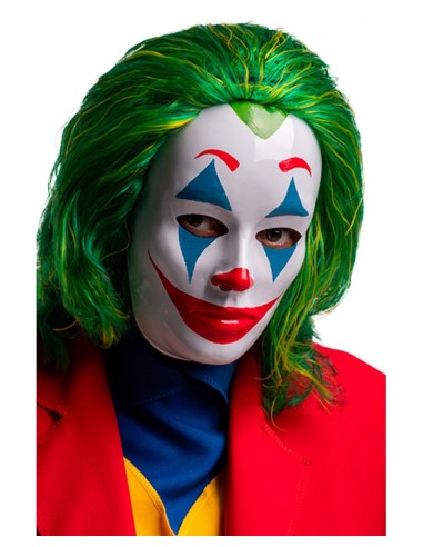 Maschera clown cattivo in plastica