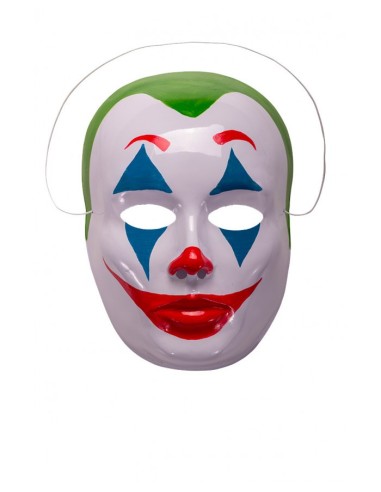 Maschera clown cattivo in plastica