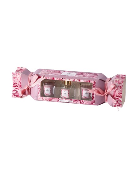 Set regalo con diffusore essenza 50 ML + 2 candele - Fragranze assortite