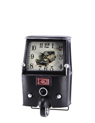 Orologio in metallo «Apecar» Cm. 14x13x24 – Colori assortiti