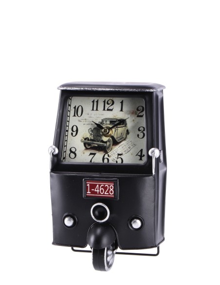 Orologio in metallo «Apecar» Cm. 14x13x24 – Colori assortiti