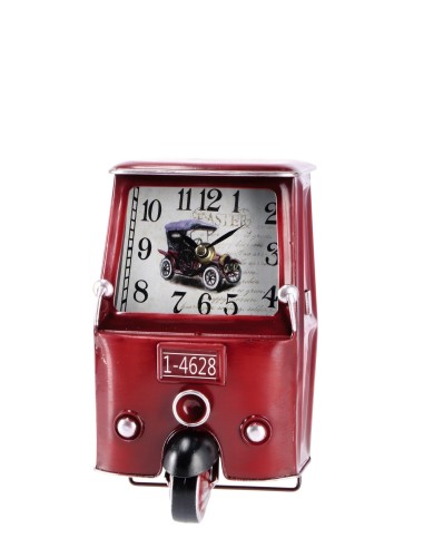 Orologio in metallo «Apecar» Cm. 14x13x24 – Colori assortiti