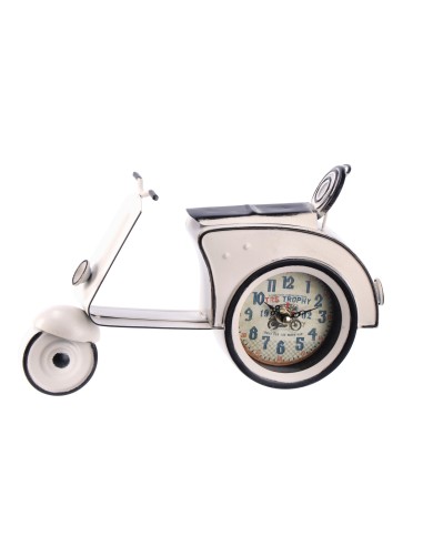 Orologio in metallo «Scooter» Cm. 32x8x20 – Colori assortiti