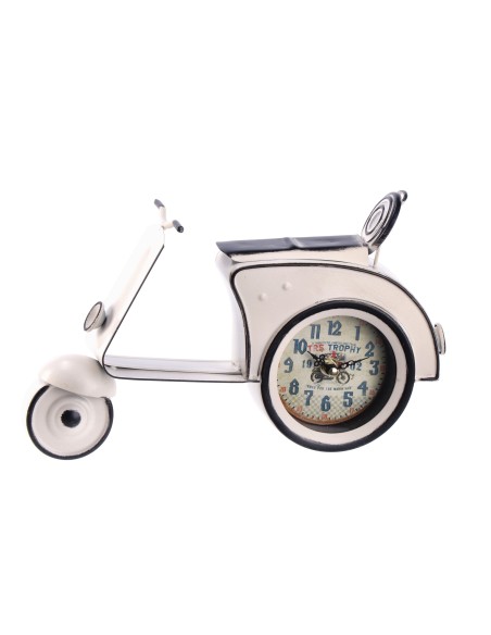 Orologio in metallo «Scooter» Cm. 32x8x20 – Colori assortiti