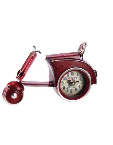 Orologio in metallo «Scooter» Cm. 32x8x20 – Colori assortiti