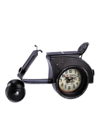 Orologio in metallo «Scooter» Cm. 32x8x20 – Colori assortiti