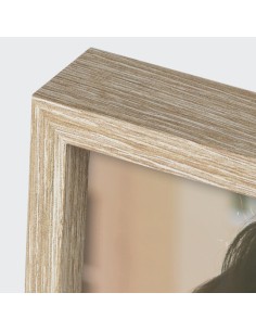 Portafoto in legno naturale 1 foto cm. 10x15 e 1 foto cm. 13x18 2