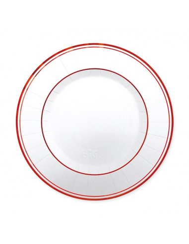 Piatti carta Cm. 20 Classic Rosso...