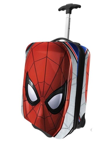 Valigia trolley due ruote in abs bagaglio a mano - Spiderman