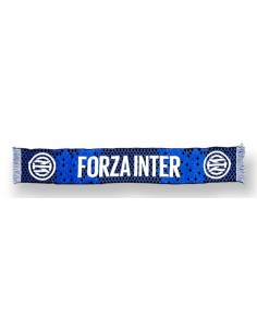 Sciarpa jacquard in acrilico scritta Forza Inter - FC Inter