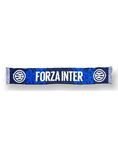 Sciarpa jacquard in acrilico scritta Forza Inter - FC Inter