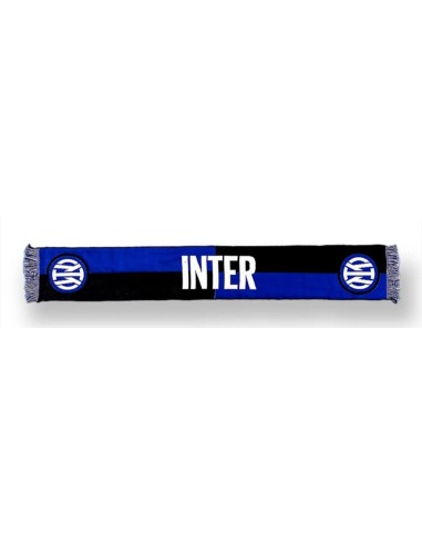 Sciarpa jacquard in acrilico scritta e logo - FC Inter