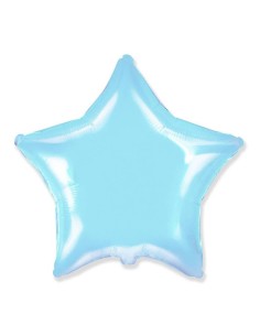 Palloncino mylar 18’’ Cm. 45 – Stella – Celeste
