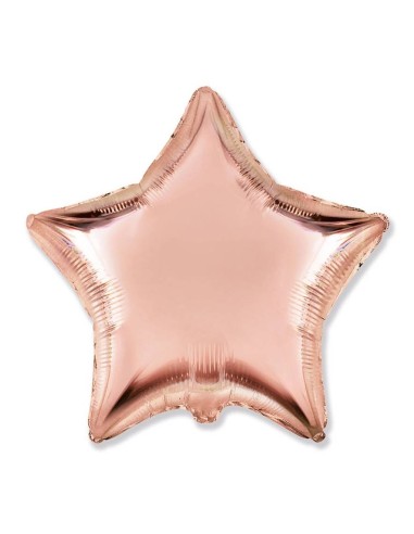 Palloncino mylar 18’’ Cm. 45 – Stella – Rosa Gold