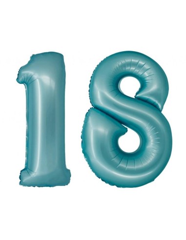 Palloncini mylar Cm. 76 - Matt Light Blue - Nr. 18
