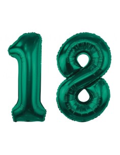 Palloncini mylar Cm. 85 - Verde Bottiglia - Nr. 18