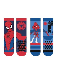 Calzini antiscivolo Tg. 23/34 Bipack Set di 2 pezzi - Spiderman