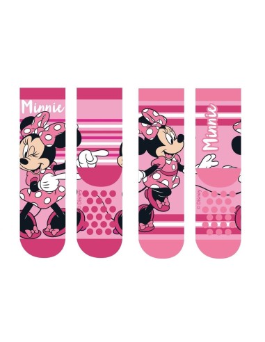 Calzini antiscivolo Tg. 23/34 Bipack Set di 2 pezzi - Minnie