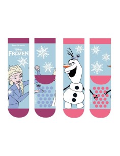 Calzini antiscivolo Tg. 23/34 Bipack Set di 2 pezzi - Frozen