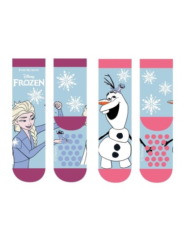 Calzini antiscivolo Tg. 23/34 Bipack Set di 2 pezzi - Frozen