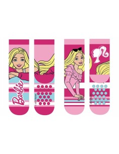 Calzini antiscivolo Tg. 23/34 Bipack Set di 2 pezzi - Barbie