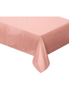 Tovaglia metallizzata Cm. 137x183 - Rosa Gold
